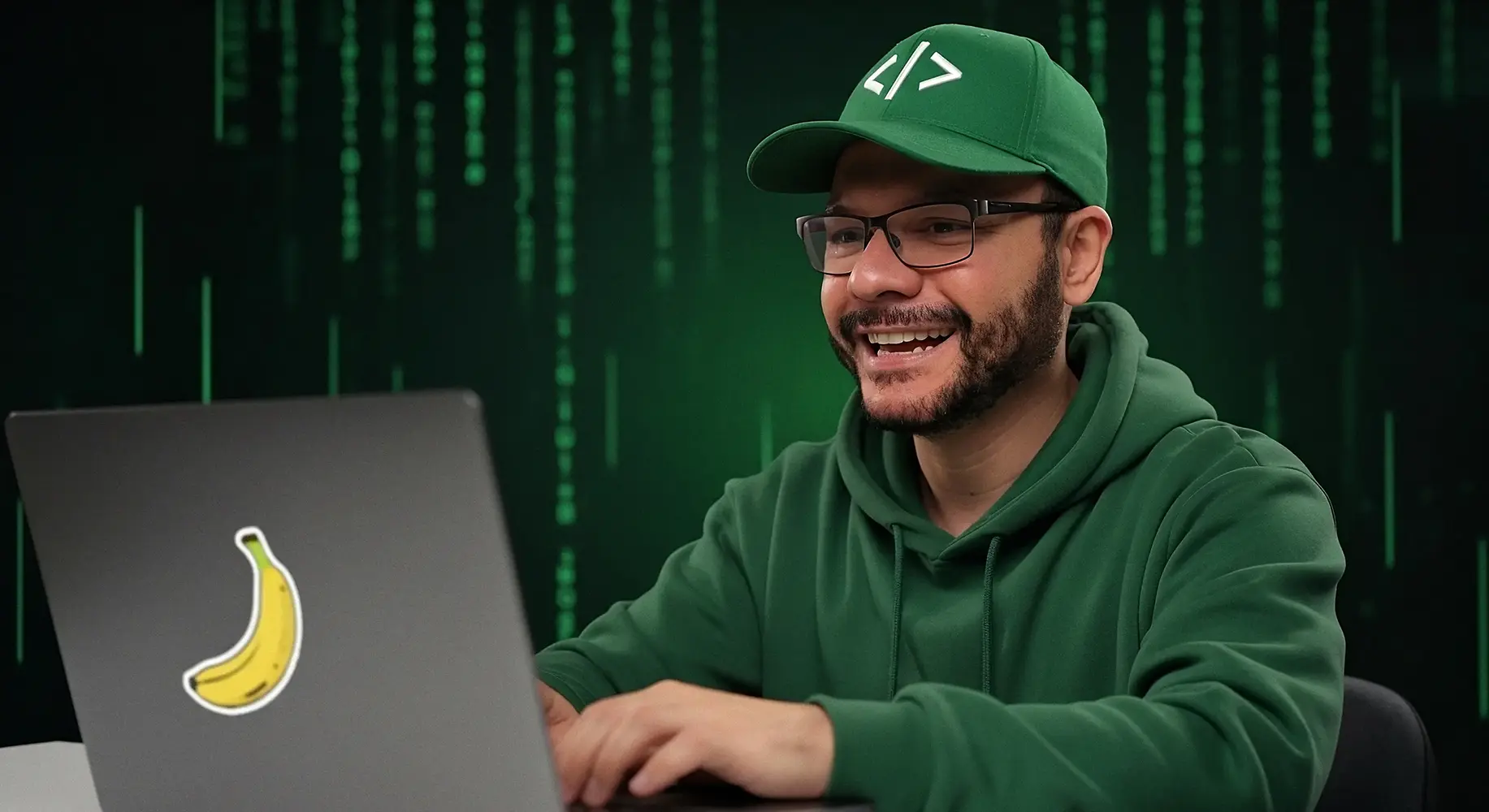 Christian bei der Arbeit